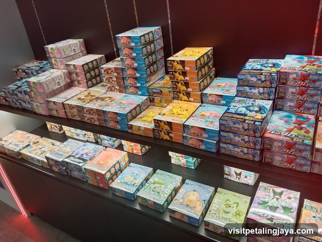 Pokemon Merchandise Display