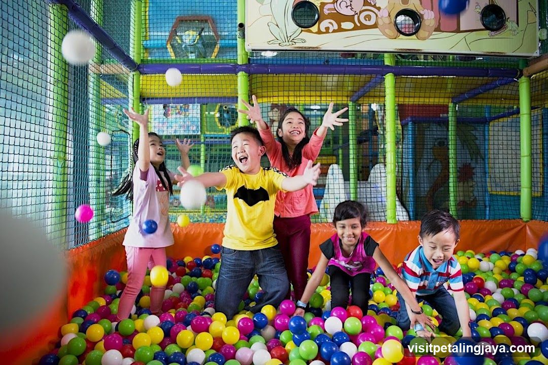 Kids Playing in Ball Pit