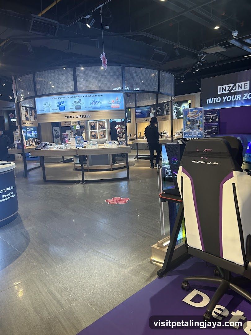 Electronics Store Interior