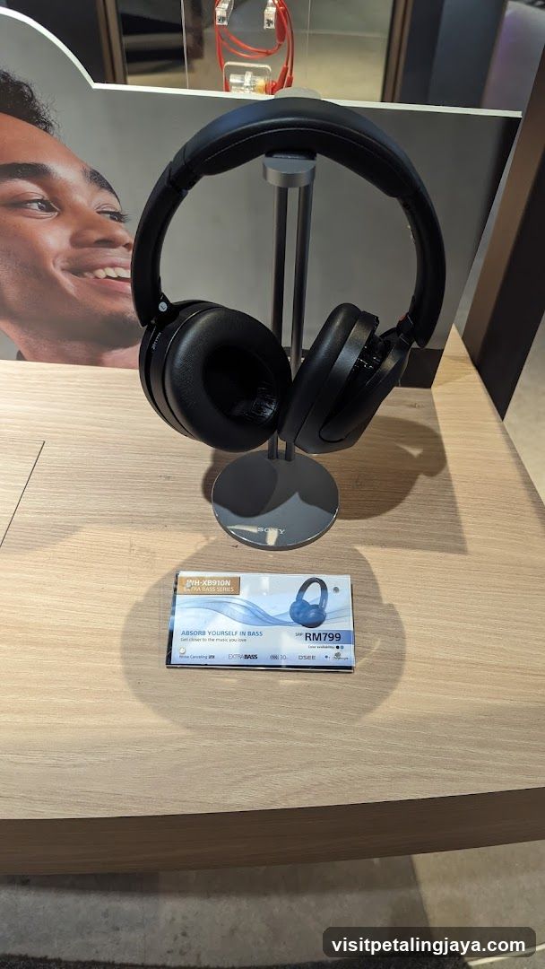 Sony Headphones Display