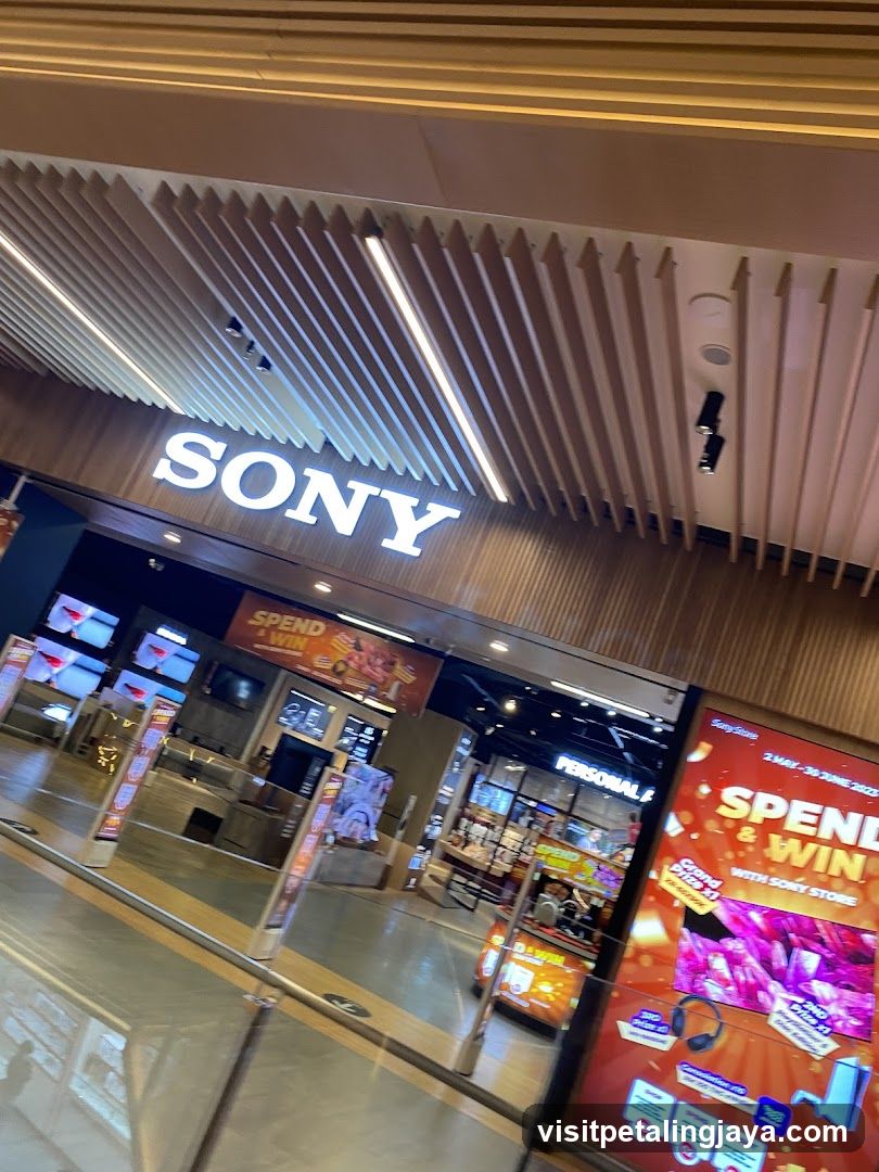Sony Store Interior View