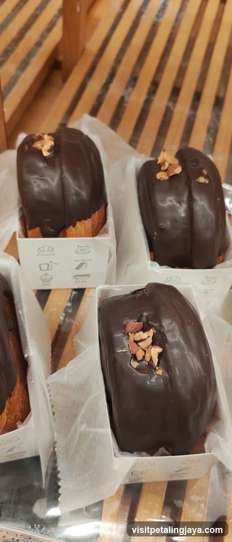 Chocolate Pastries Display