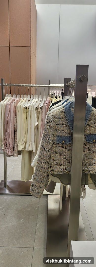 Clothing store racks