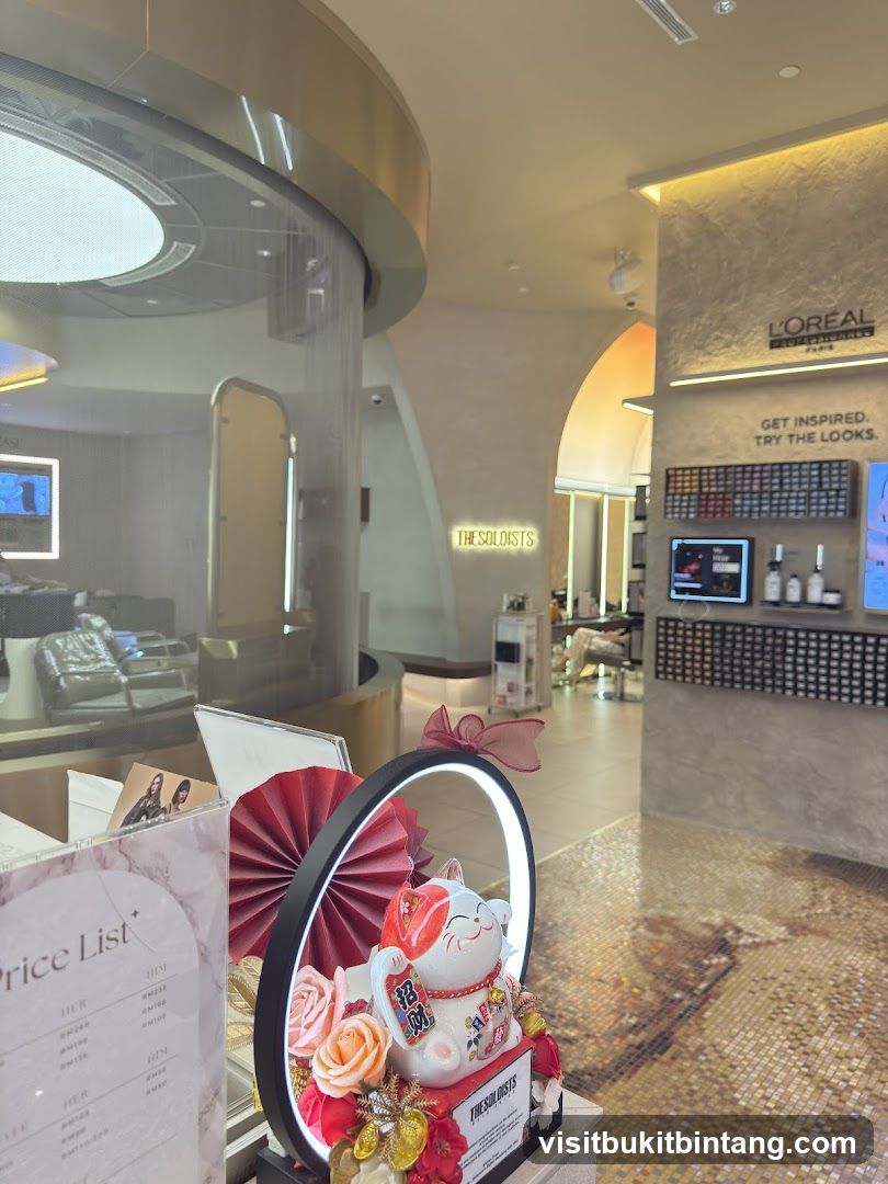 Salon Interior with Decor