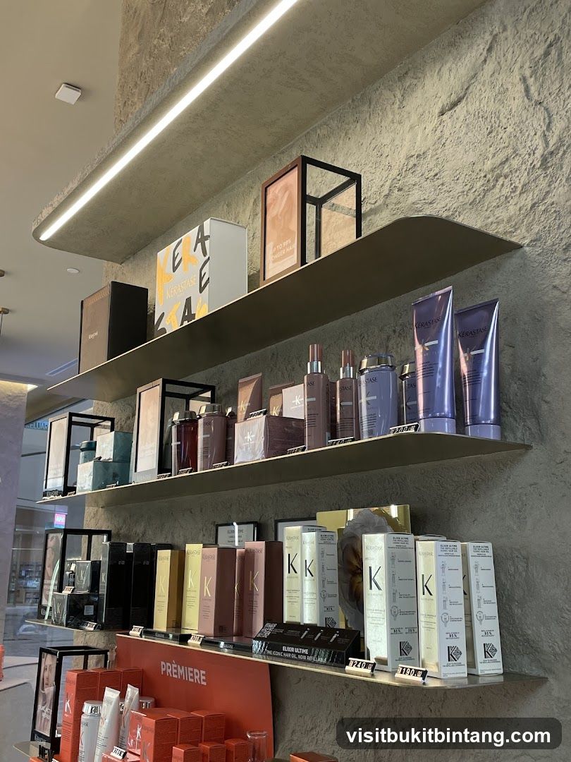 Hair Care Products Display