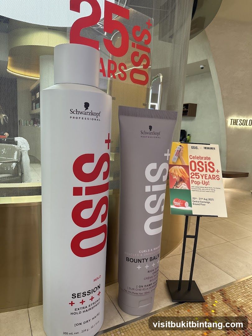 Schwarzkopf OSIS+ 25th Anniversary Display