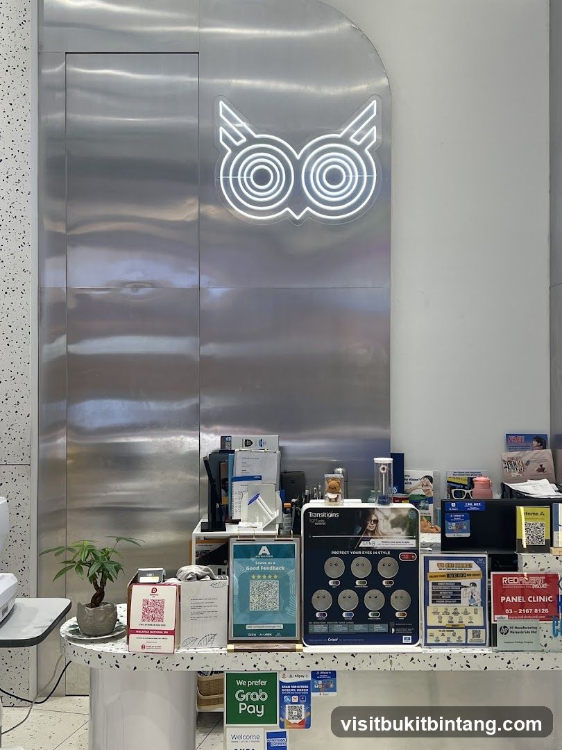Optometry Clinic Counter