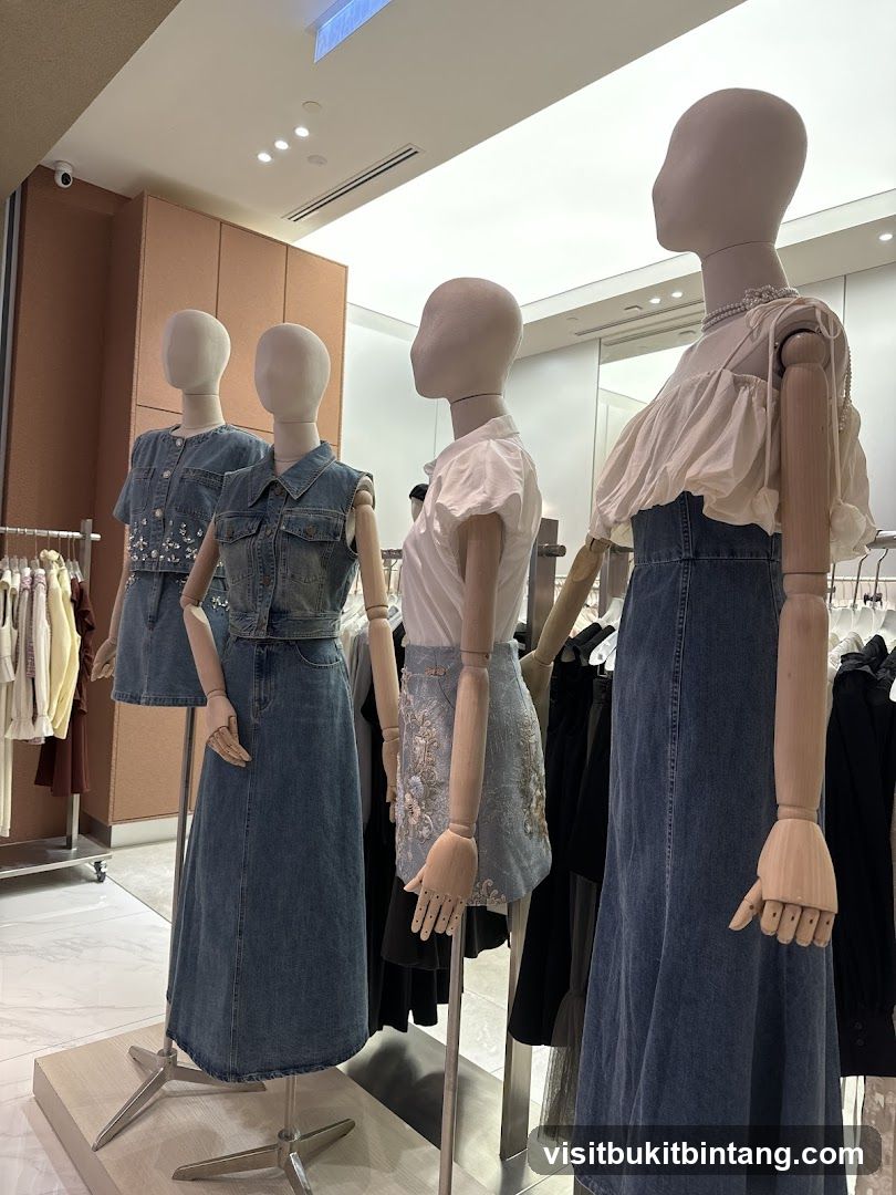 Mannequins in a clothing store