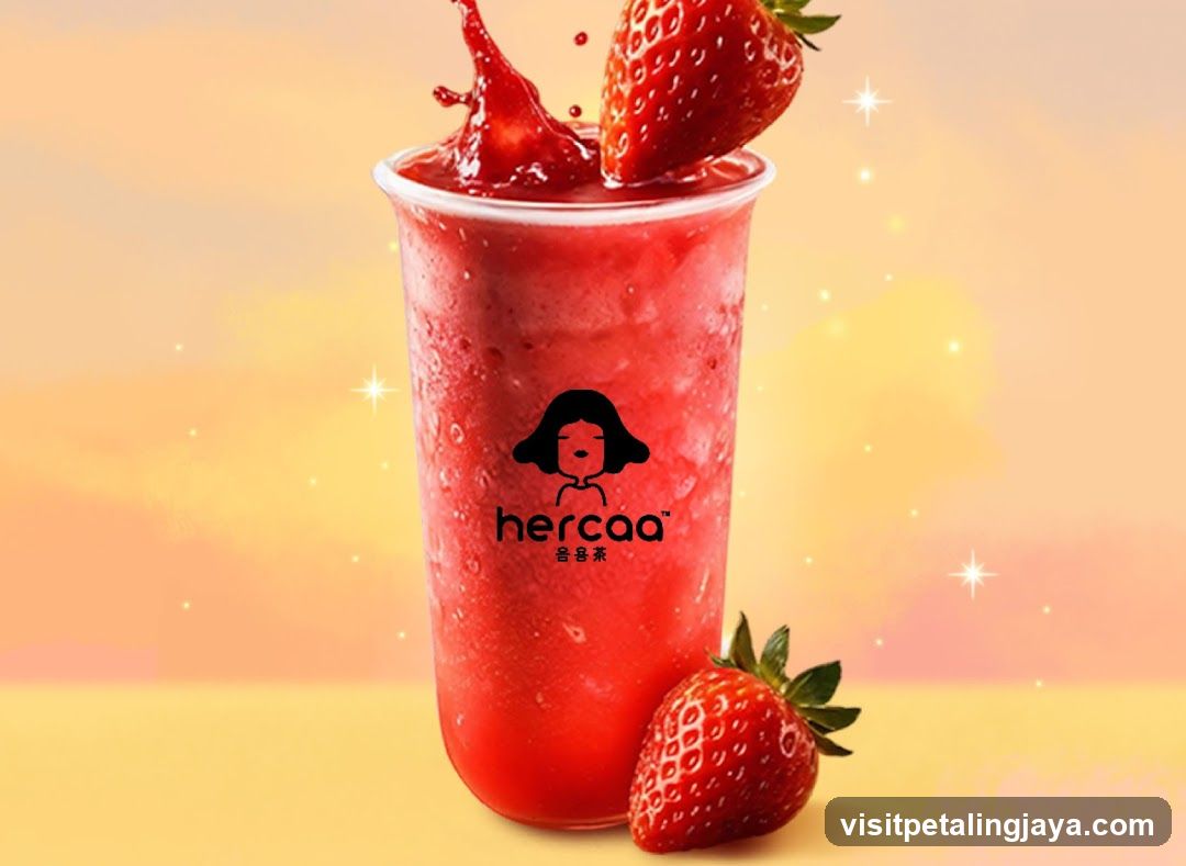 Strawberry Drink Ad