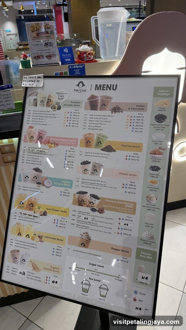 hergoa Menu Board