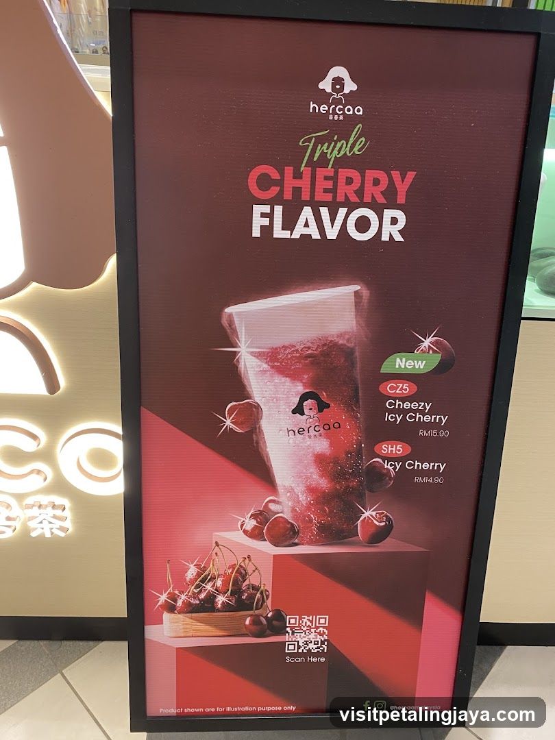 hercaa Triple Cherry Flavor Ad