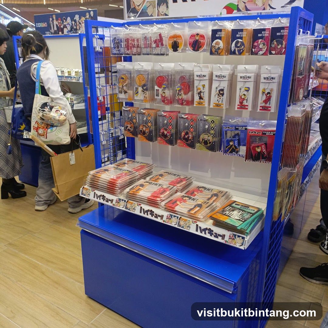Anime Merchandise Display