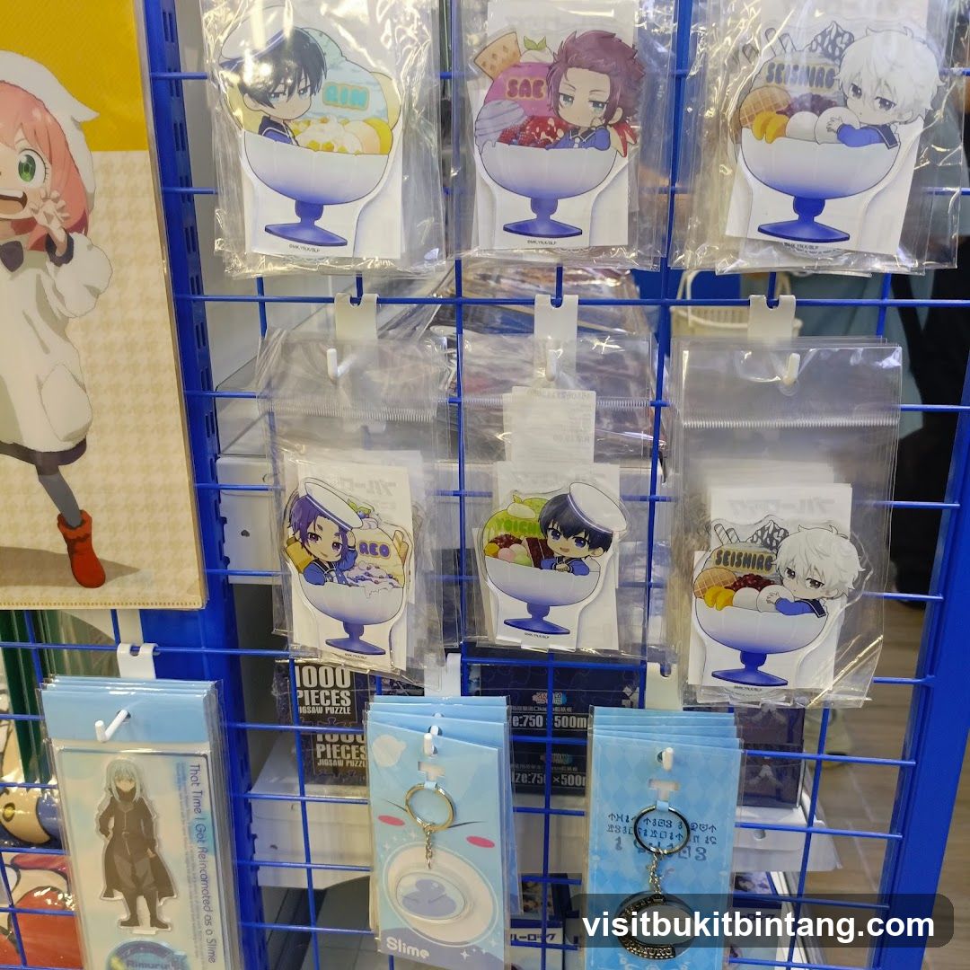 Anime Merchandise Display