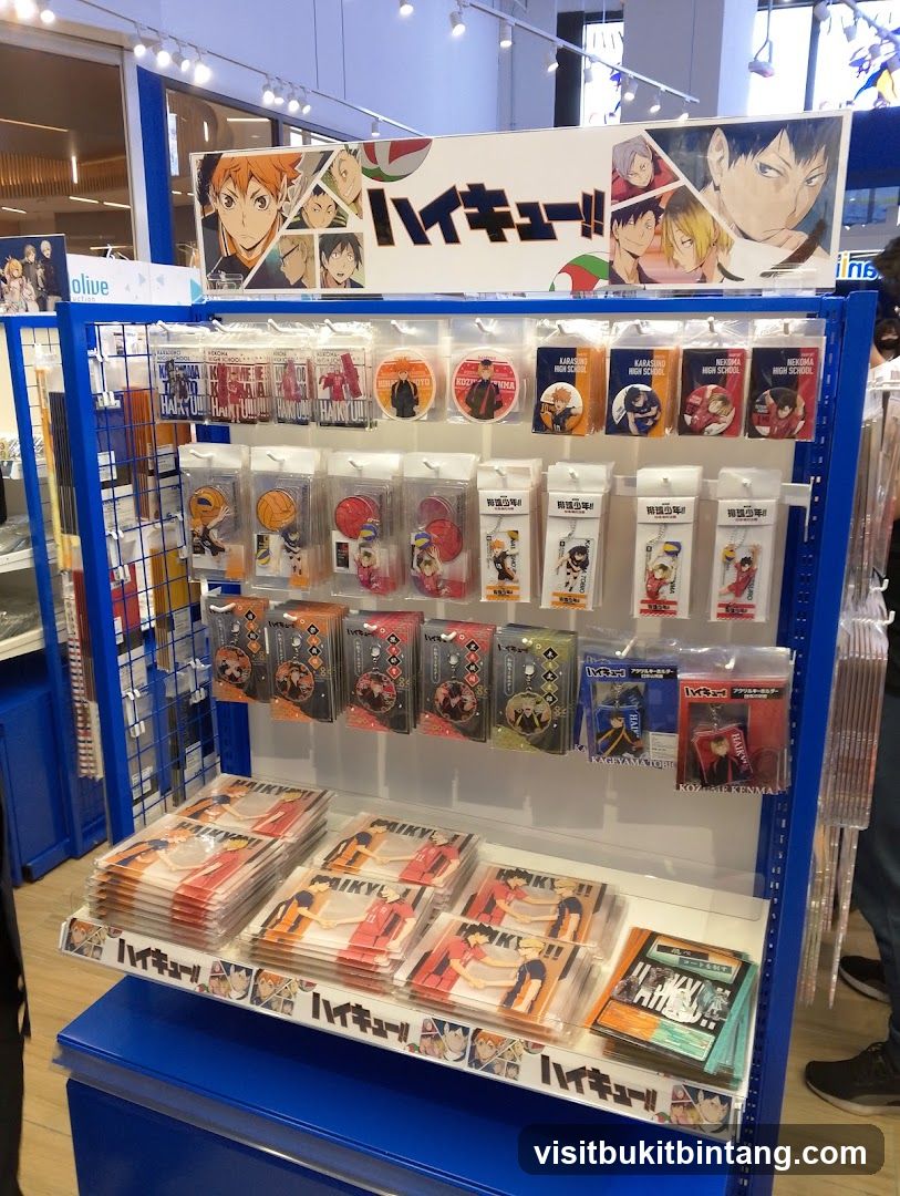 Haikyuu!! Merchandise Display