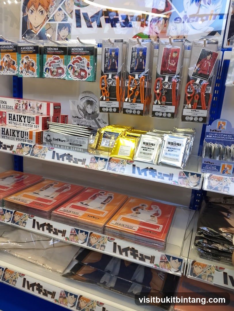 Anime Merchandise Display