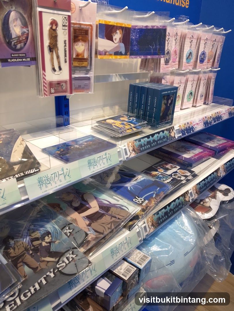Anime Merchandise Display