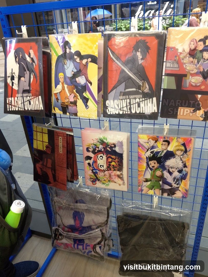 Anime Merchandise Display