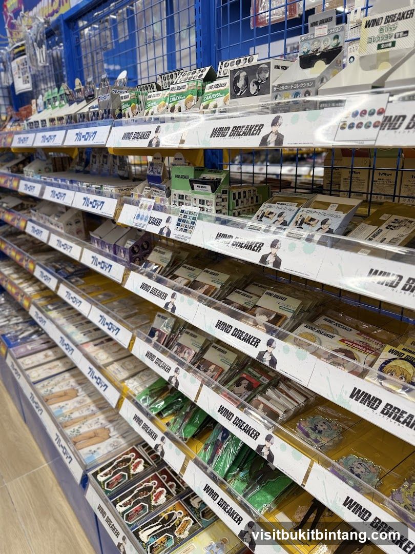 Anime Merchandise Display