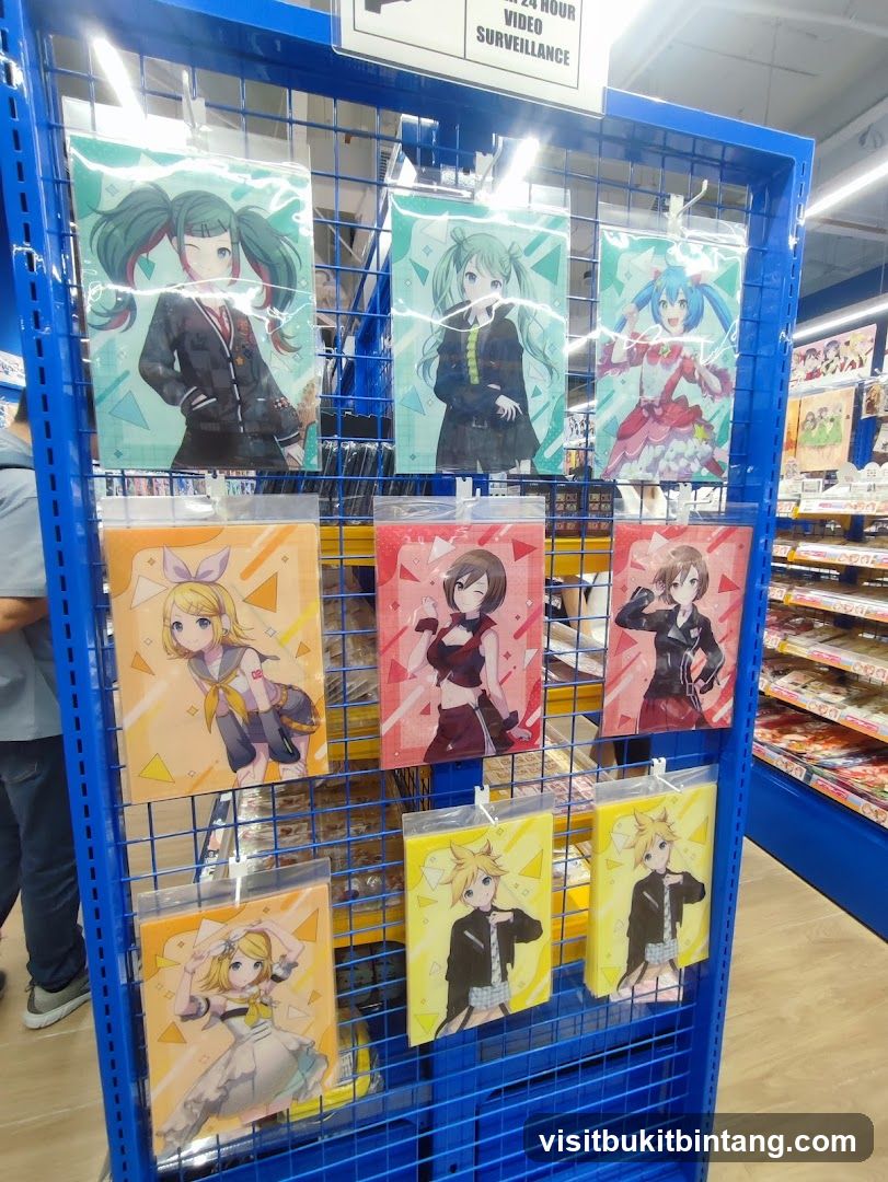 Anime Merchandise Display
