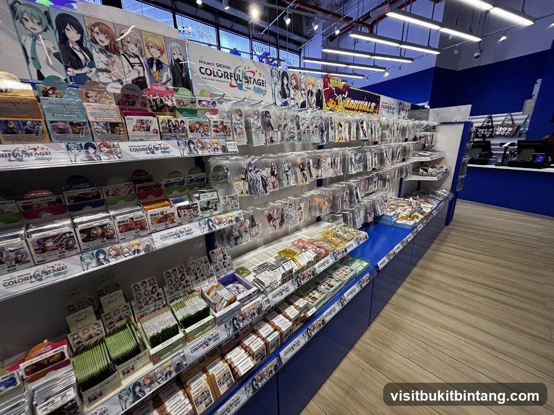 Anime Merchandise Store Display