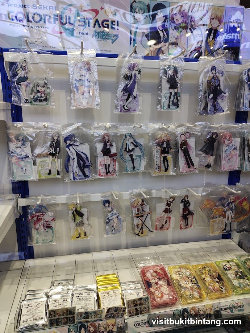 Project SEKAI Merchandise Display