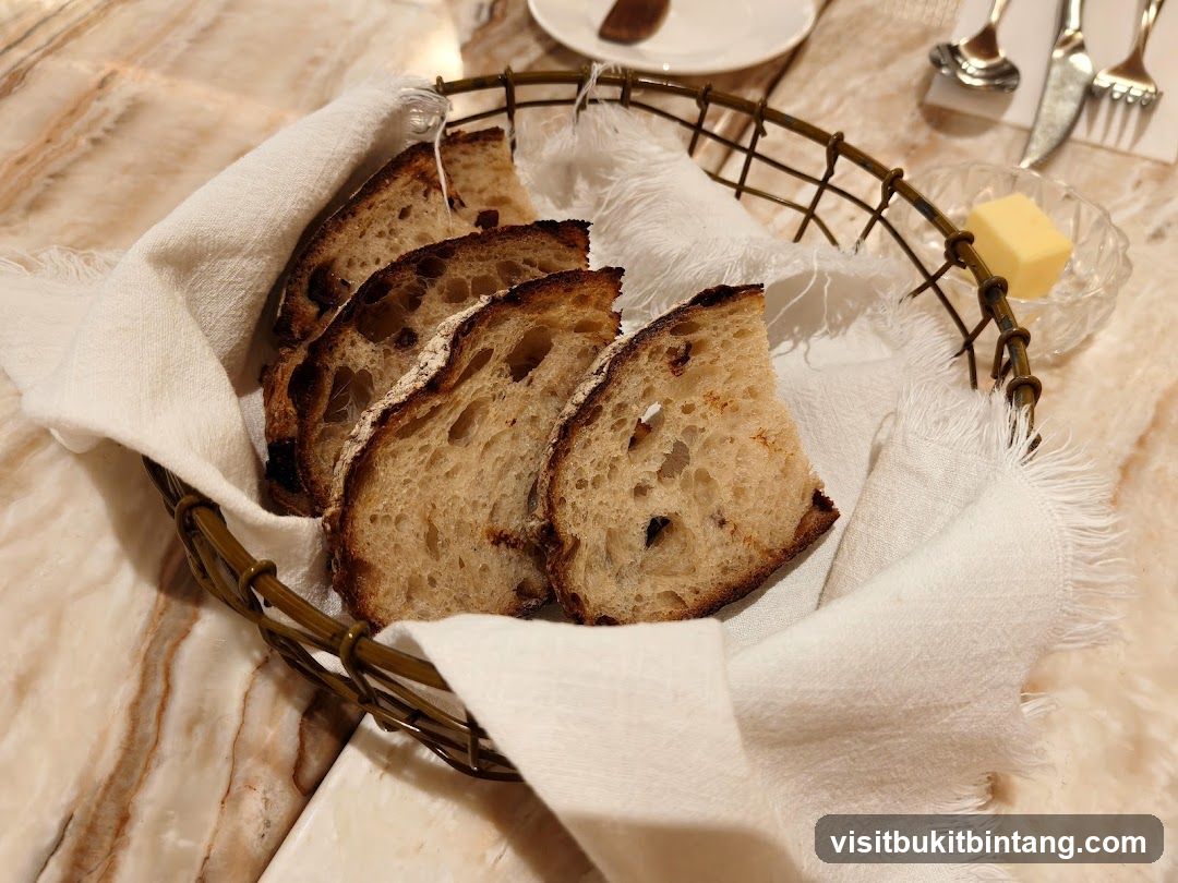 Bread Basket with Butter