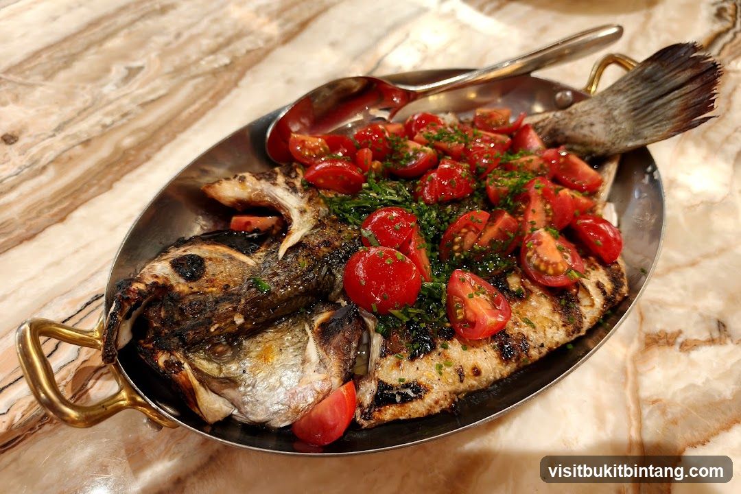 Whole Grilled Fish with Tomatoes and Herbs