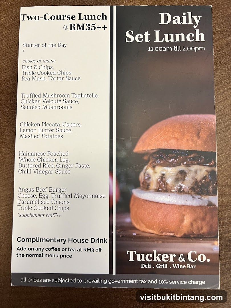 Two-Course Lunch / Daily Set Lunch