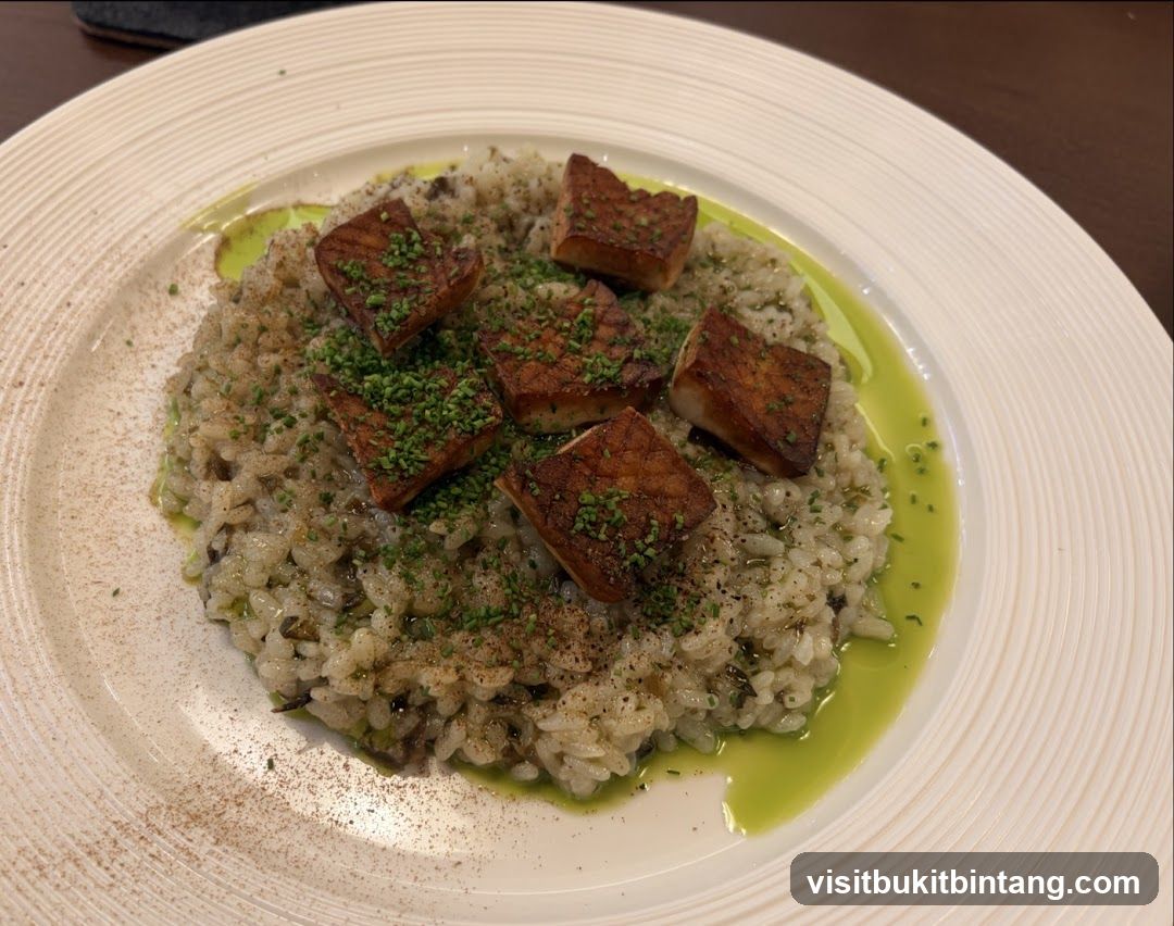 Mushroom Risotto with Seared Scallops