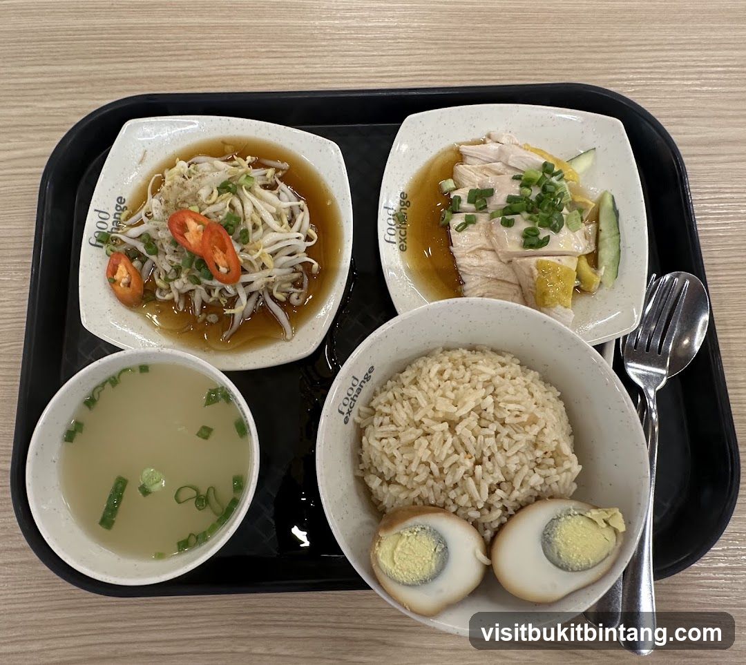 Hainanese Chicken Rice Meal