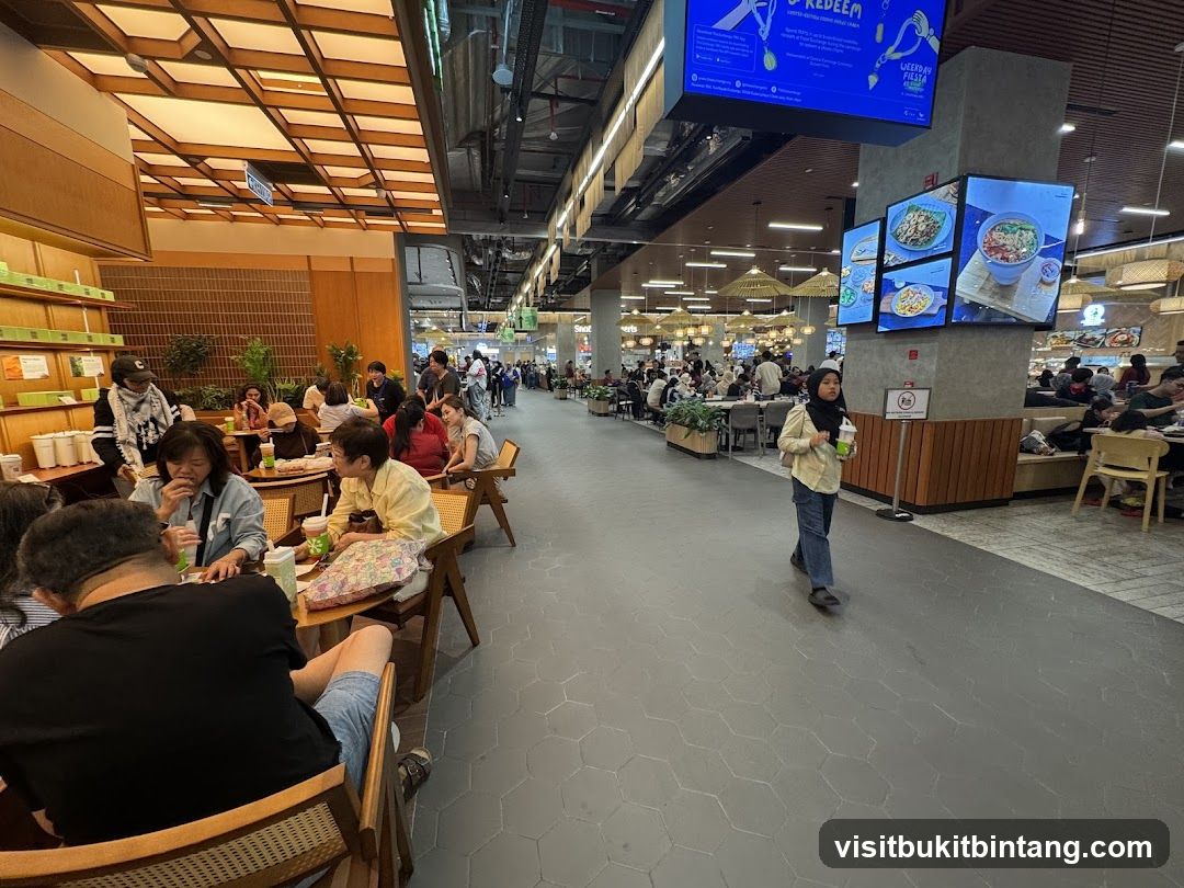 Busy Food Court