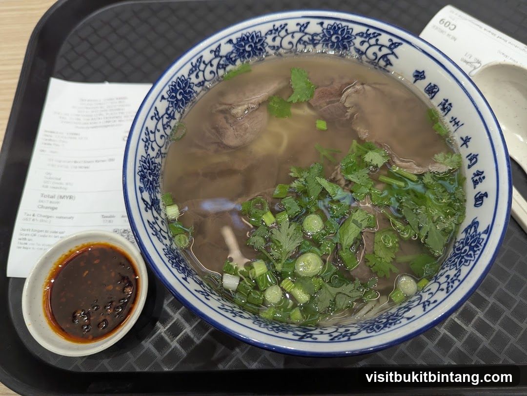 Beef noodle soup
