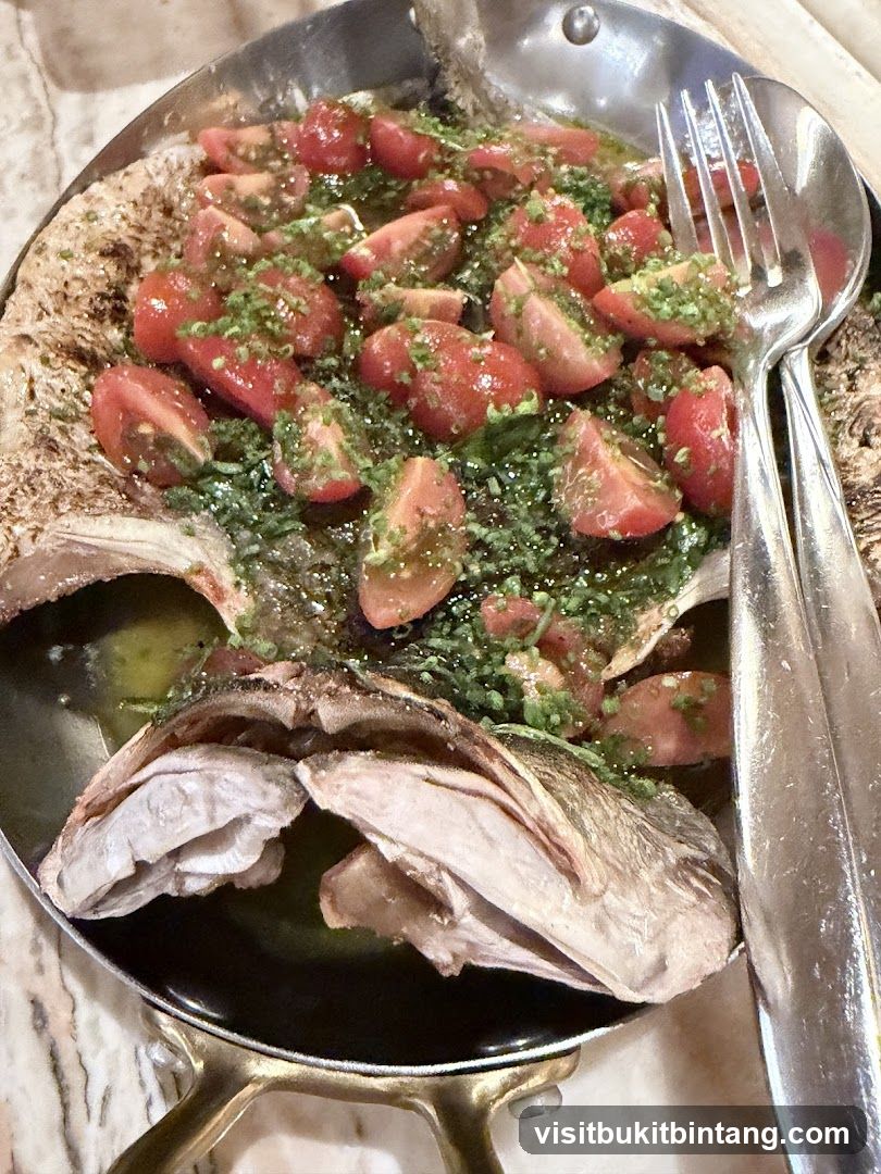 Whole Fish with Tomatoes and Herbs