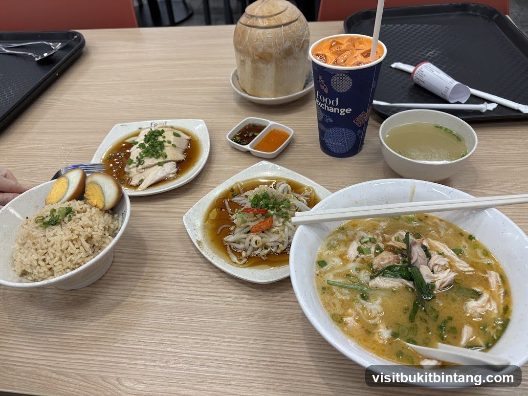 Table with Thai Food