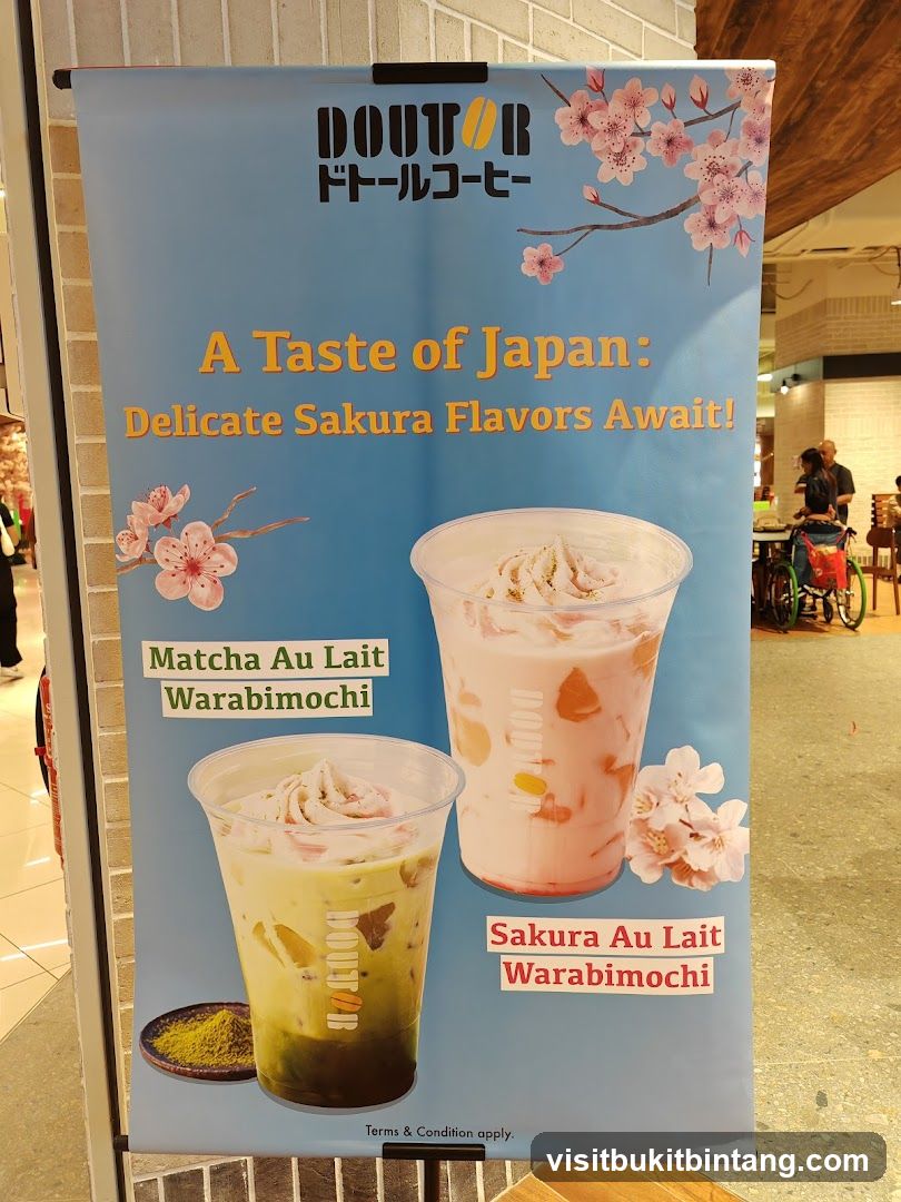 Doutor Coffee Sakura Flavors Poster