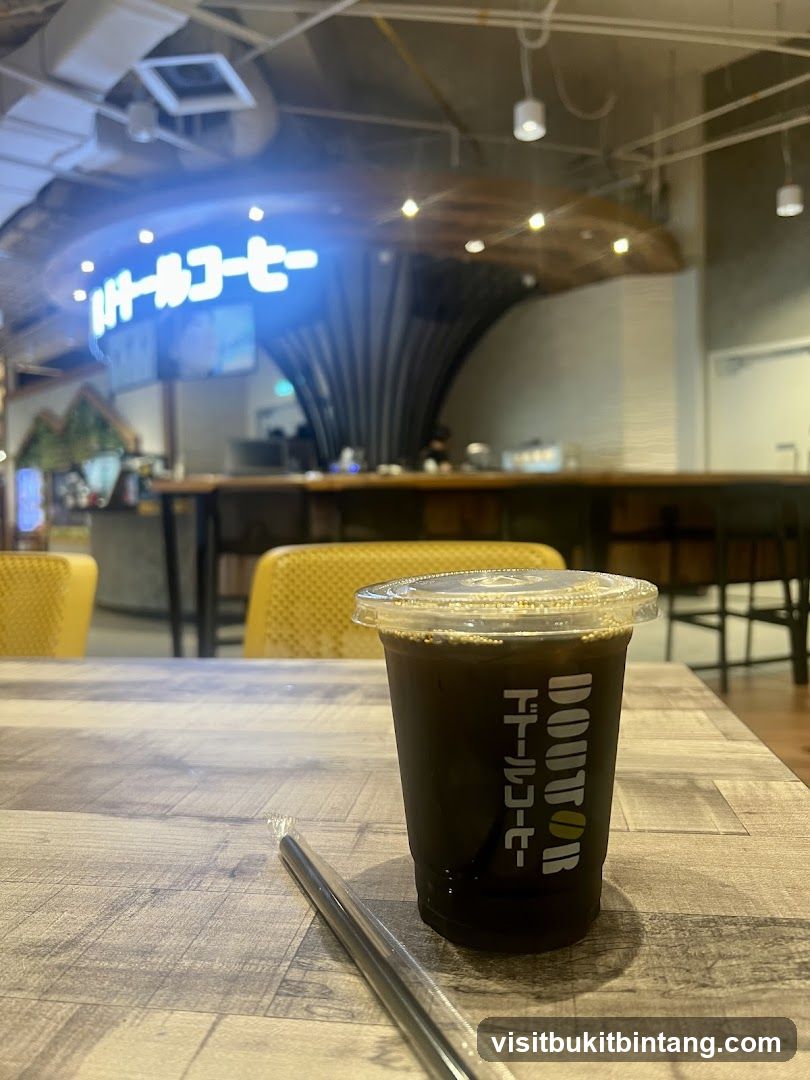 Iced Coffee at Doutor Coffee