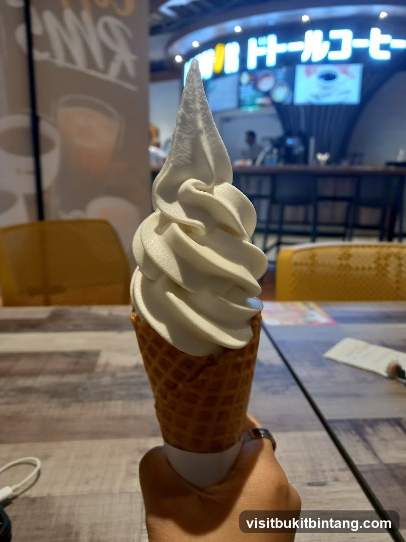 Soft Serve Ice Cream Cone