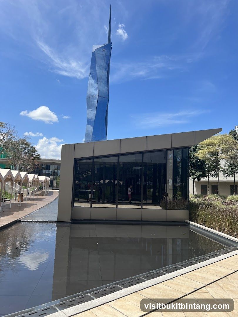 Modern Building with Reflective Facade