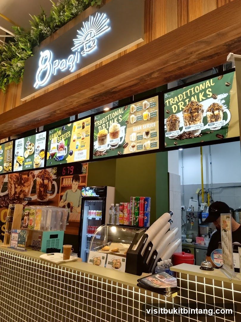 Cafe Counter with Menu Boards