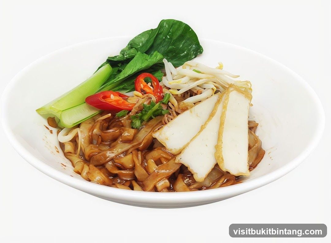 Noodles with Fish Cakes and Vegetables