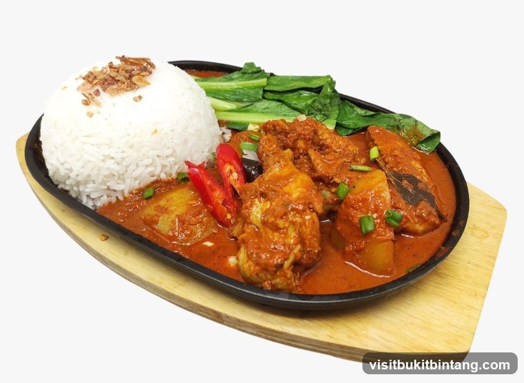 Sizzling Curry Dish