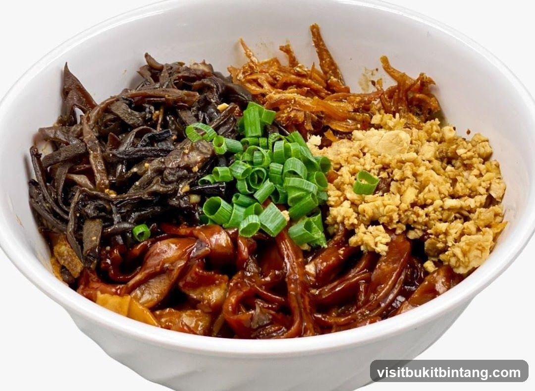 Noodle Dish with Toppings