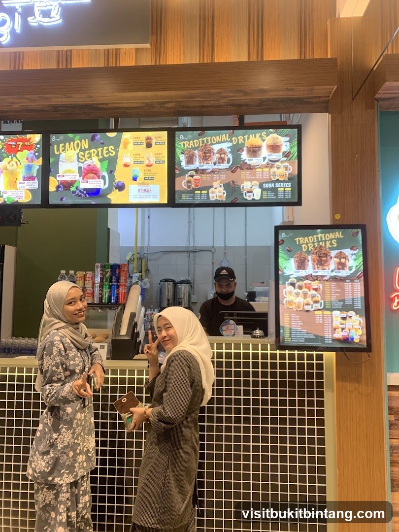 Beverage Menu Display