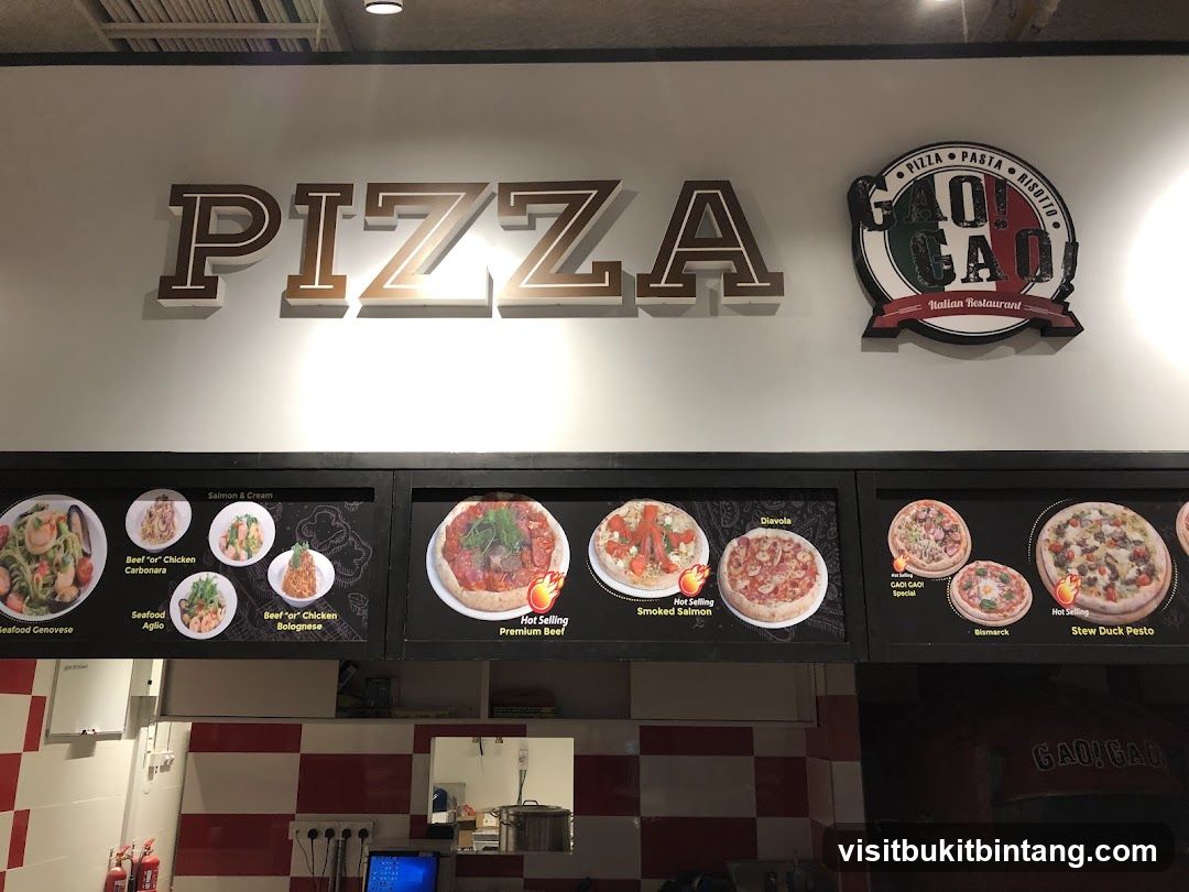 Pizza and Pasta Menu