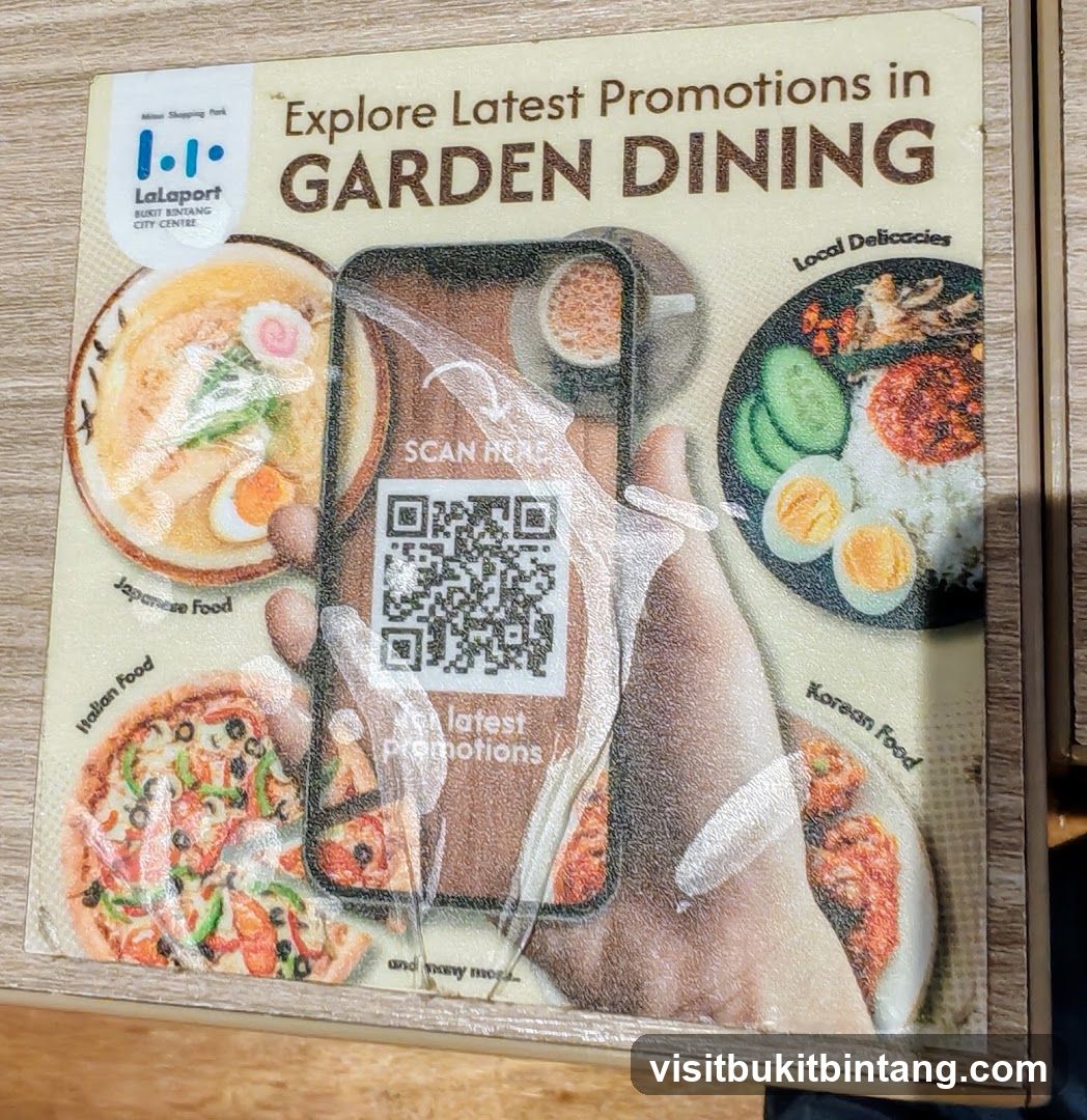 Promotions in Garden Dining