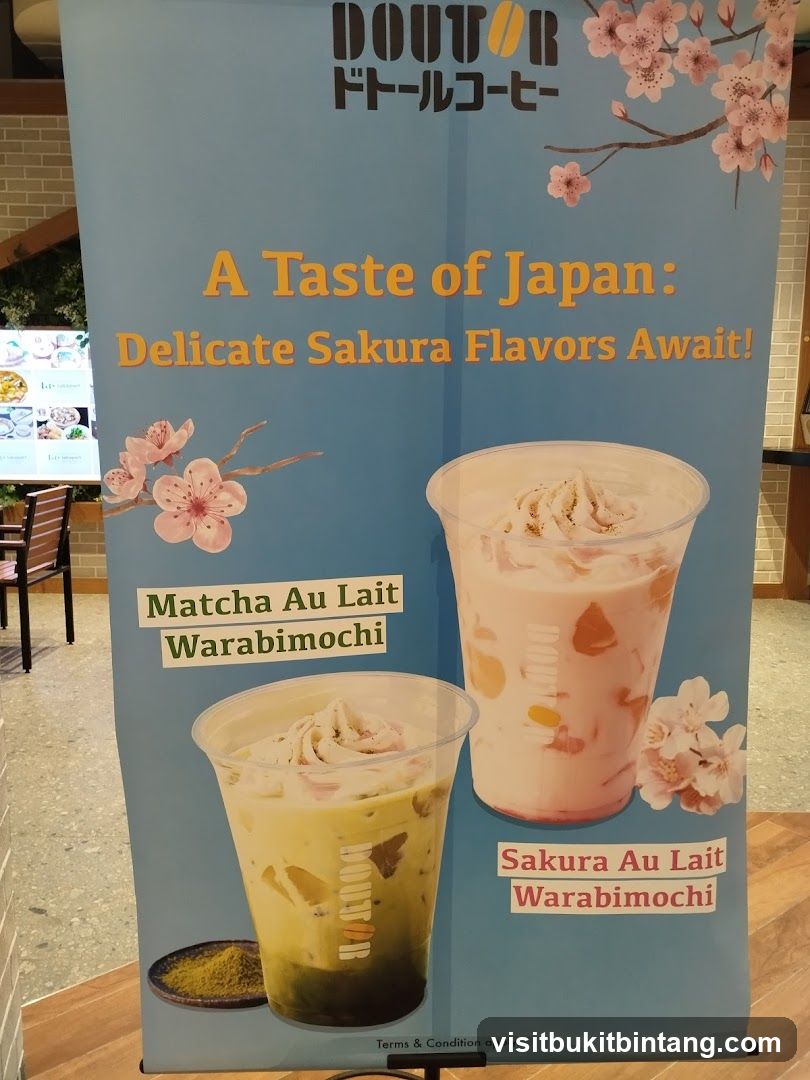 Doutor Coffee Sakura Flavors Poster