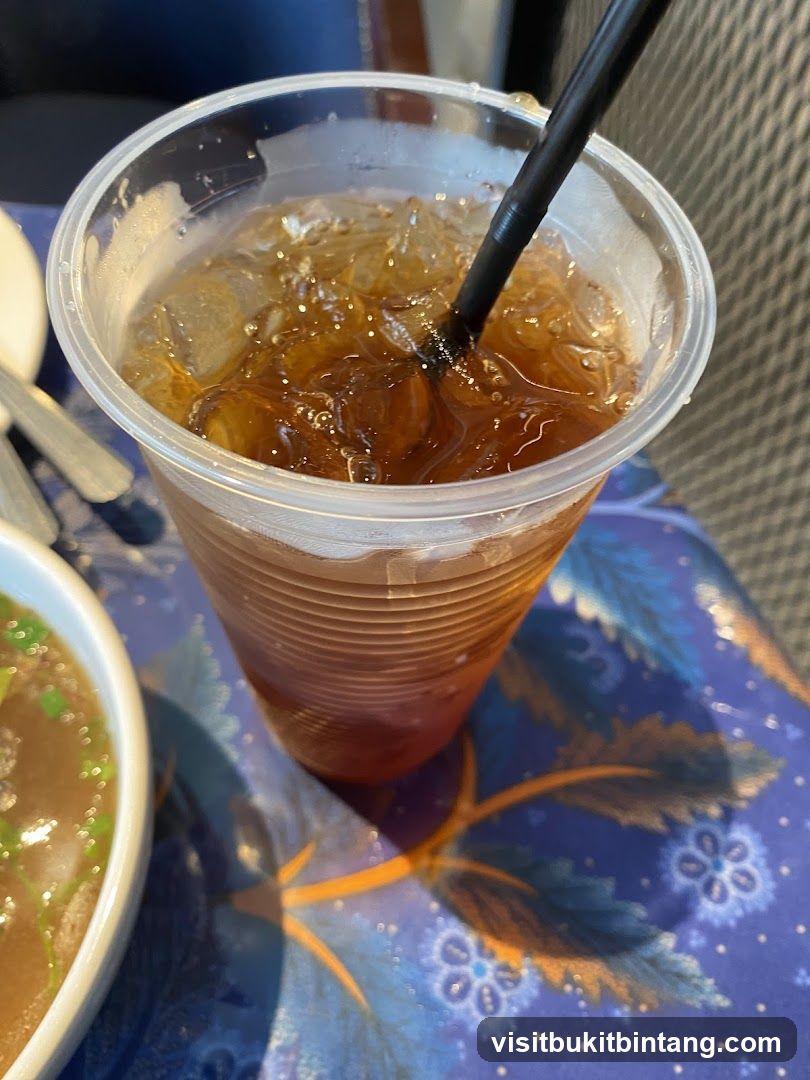 Iced Tea in a Plastic Cup