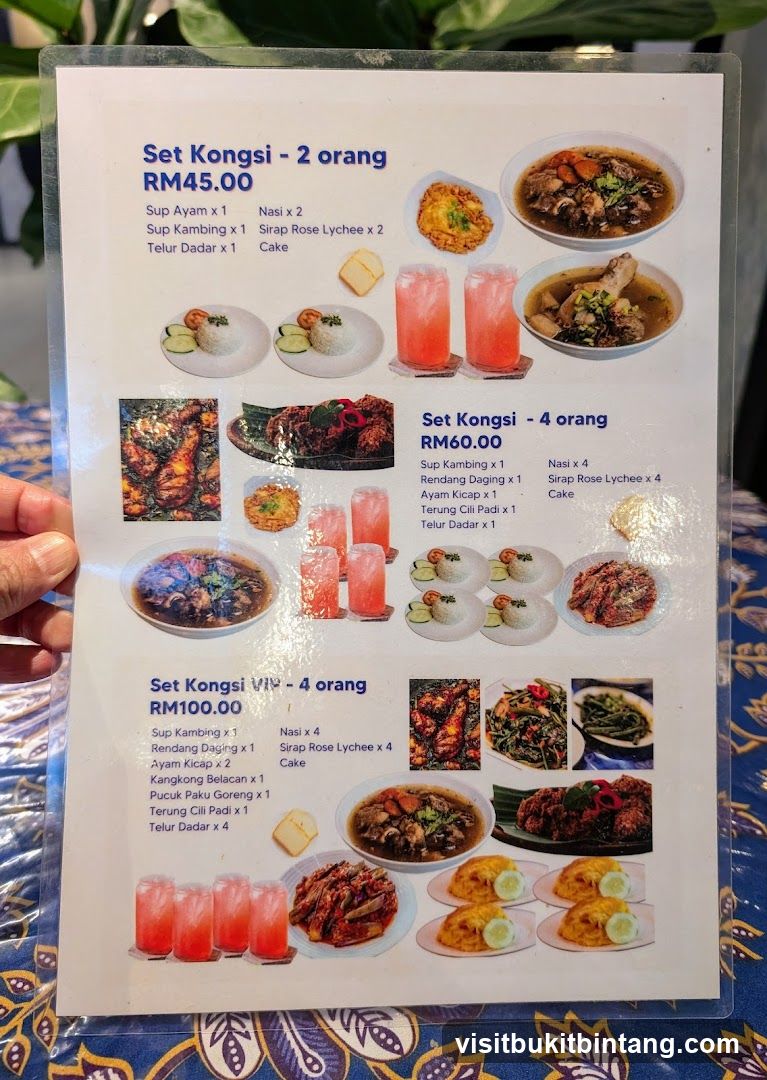 Set Kongsi Menu