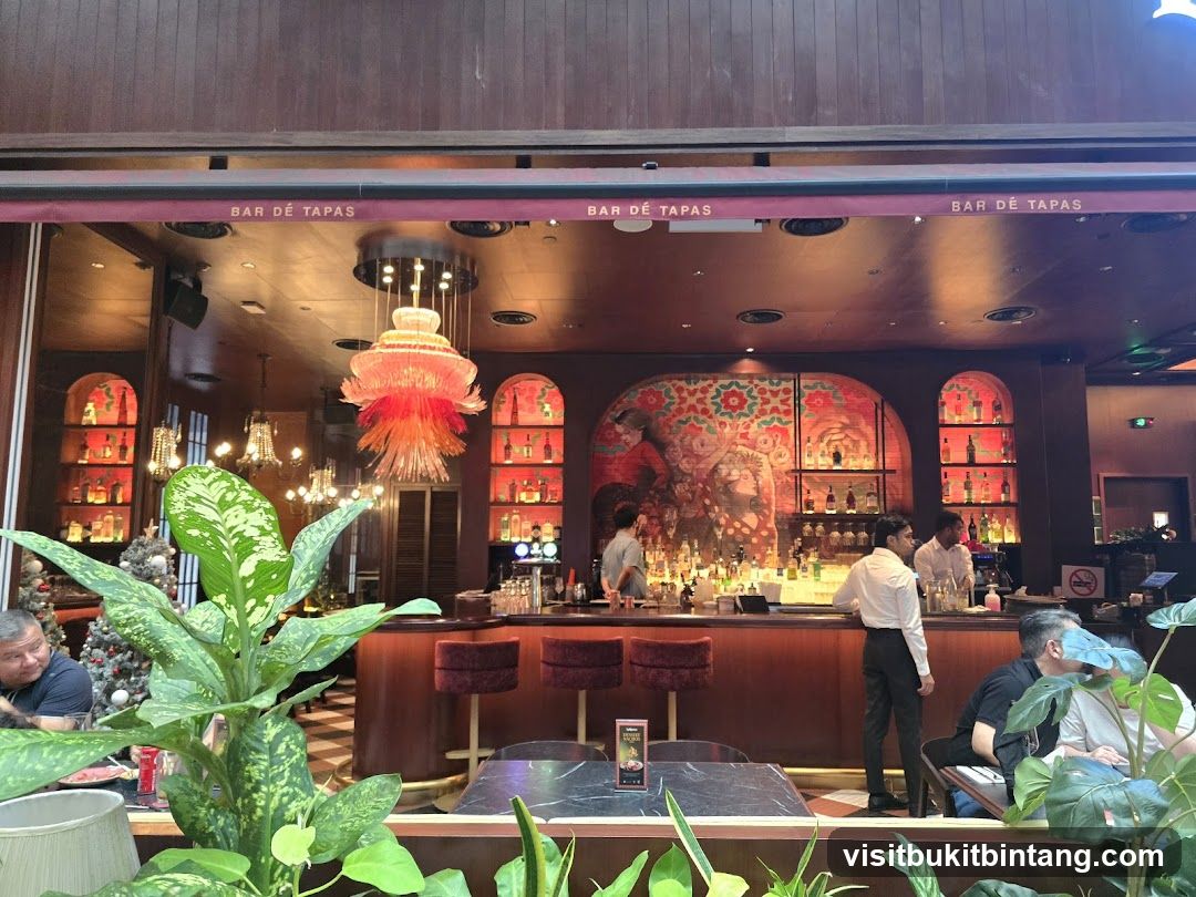 Bar Interior with Tapas Signage