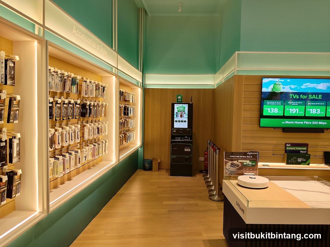 Store Interior with Accessories and Electronics